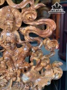 Tượng Phật Bà Quan Âm Gỗ Huyết Long Cao 65 Ngang 79 Sâu 8 (cm)