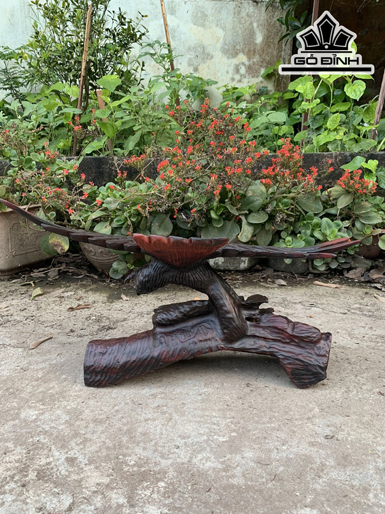 Tượng Đại Bàng Gỗ Trắc Ngang 65 Cao 37 Sâu 26 (cm)