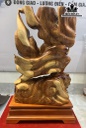 Tượng Đạt Ma Bay Gỗ Hương Cao 60 Ngang 32 Sâu 28 (cm)