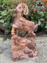 Tượng Nhất Dương Gỗ Cẩm Cao 34 Ngang 22 Sâu 11 (cm)