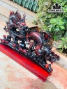 Tượng Nhất Long Gỗ Trắc Cao 68 Ngang 105 Sâu 23 (cm)