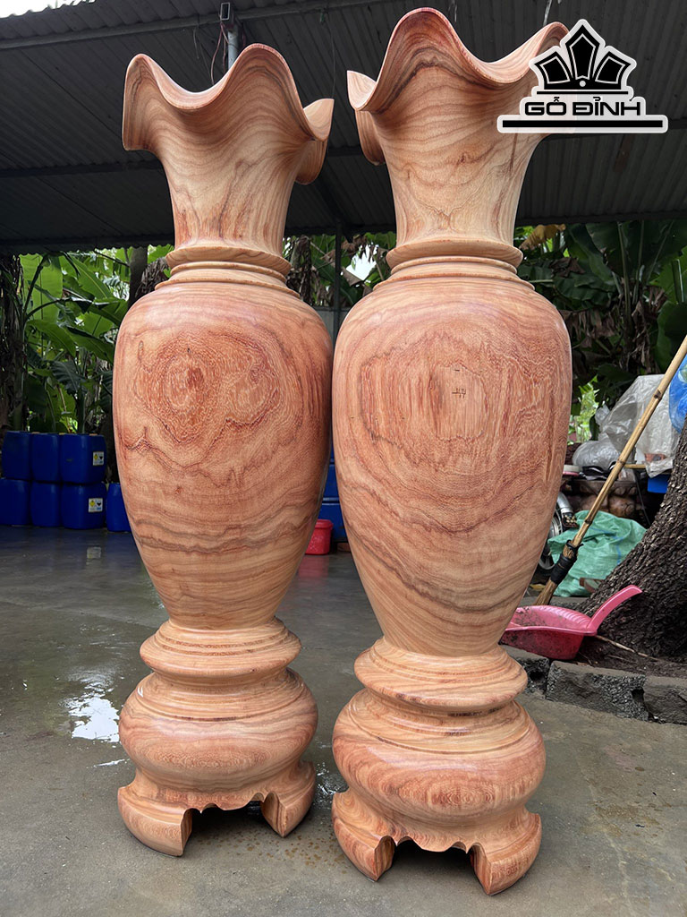 Lục Bình Gỗ Hương Cao 140 Đường Kính 42 (cm) - Copy