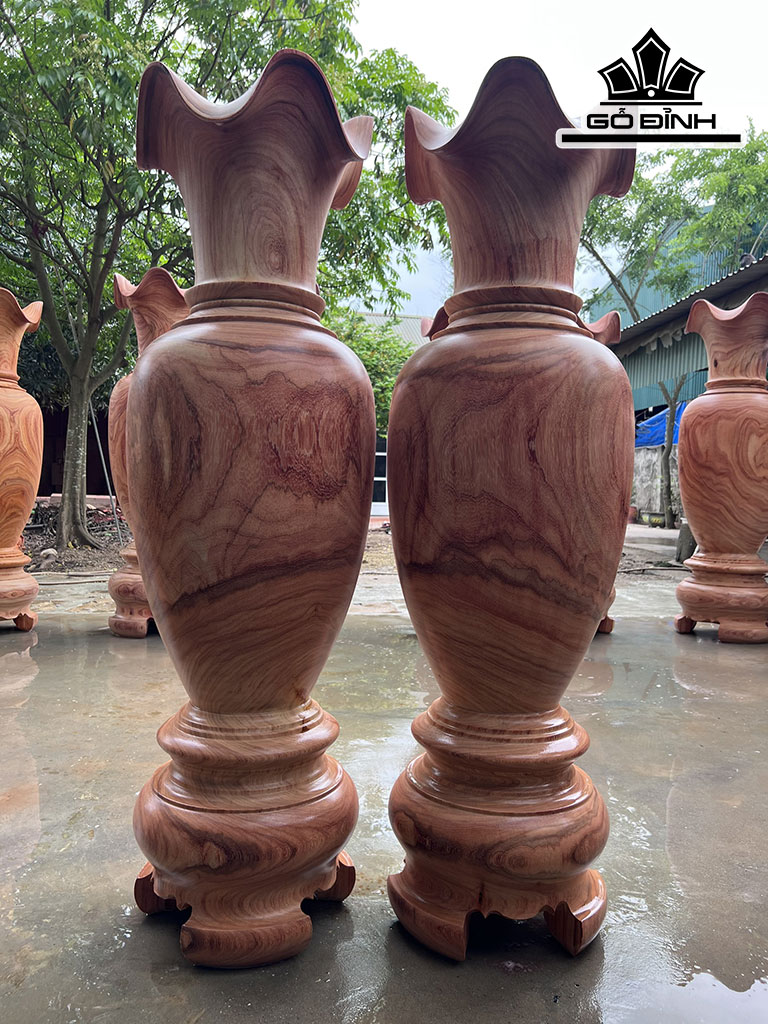 Lục Bình Gỗ Hương Cao 140 Đường Kính 42 (cm) - Copy