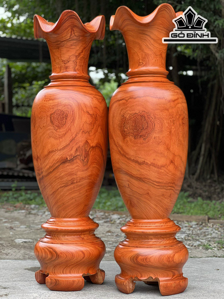 Lục Bình Gỗ Hương Cao 160 Đường Kính 46 (cm)
