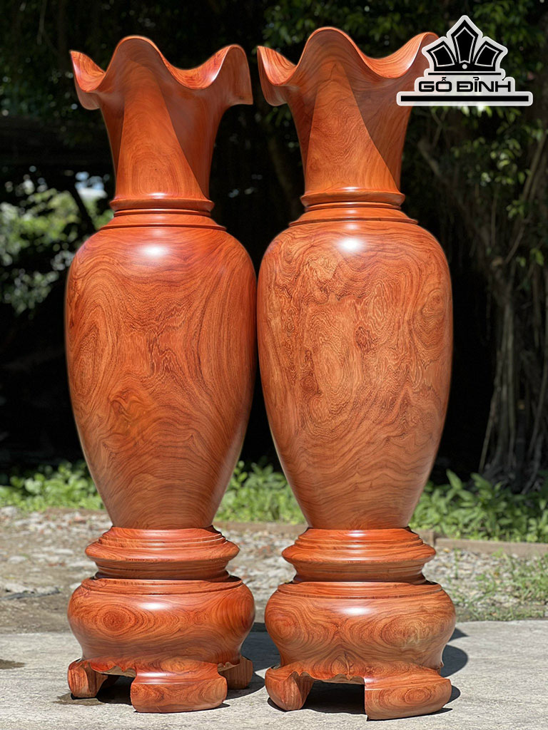Lục Bình Gỗ Hương Cao 170 Đường Kính 51 (cm)