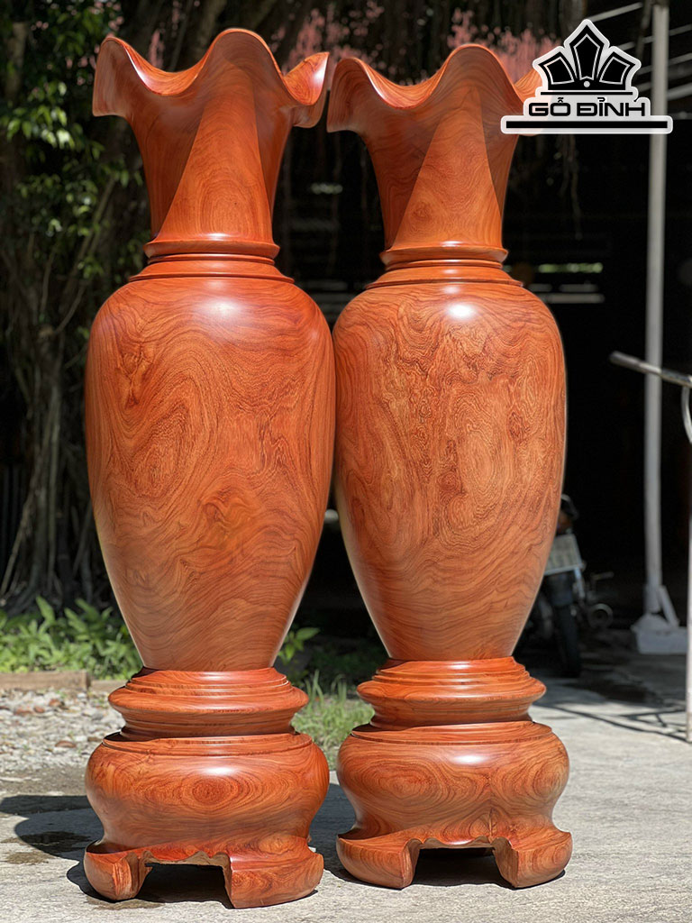 Lục Bình Gỗ Hương Cao 170 Đường Kính 51 (cm)