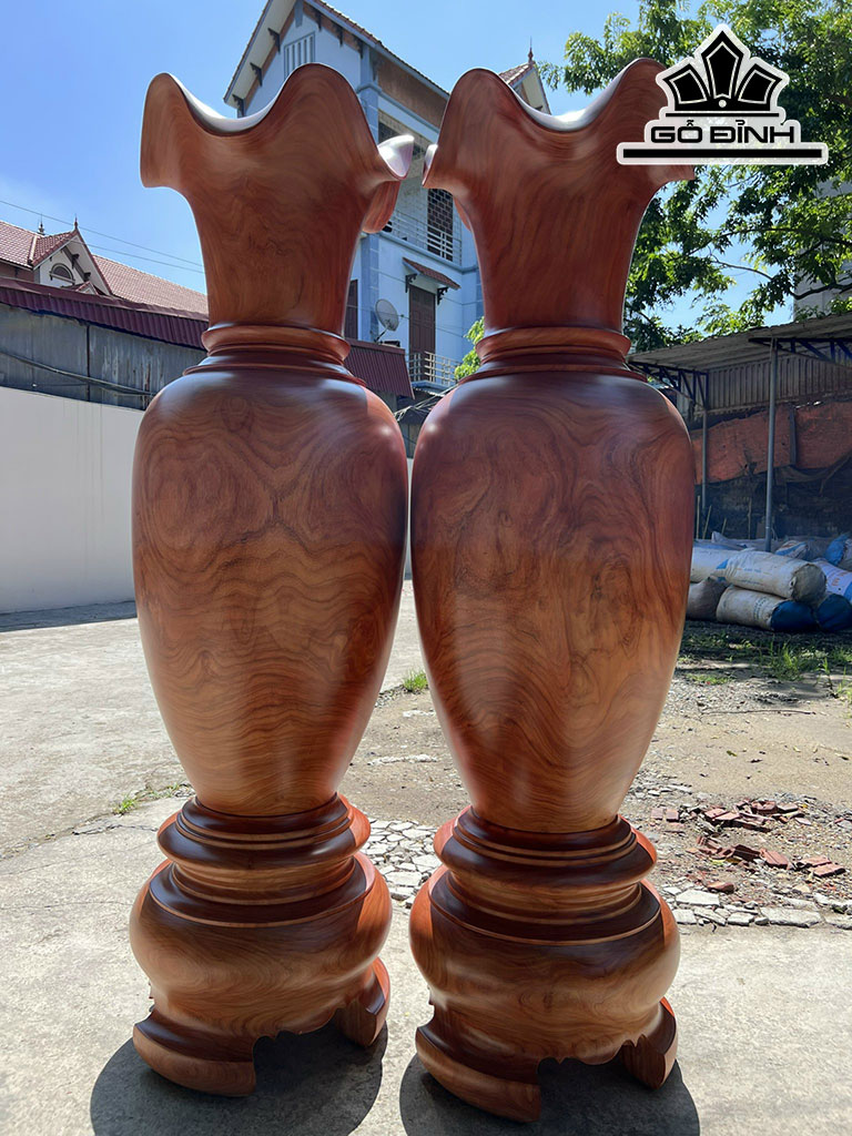 Lục Bình Gỗ Hương Cao 170 Đường Kính 51 (cm)