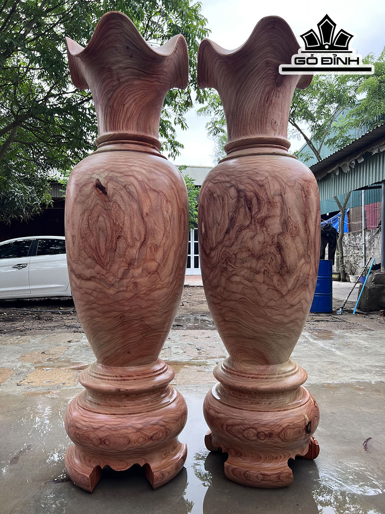 Lục Bình Gỗ Hương Cao 180 Đường Kính 54 (cm)