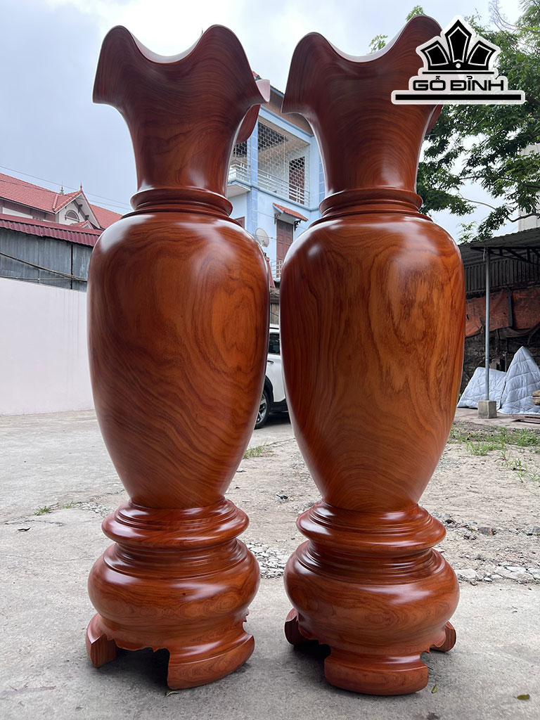 Lục Bình Gỗ Hương Cao 180 Đường Kính 55 (cm) Đ4