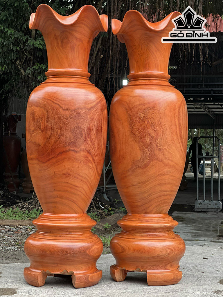 Lục Bình Gỗ Hương Cao 180 Đường Kính 55 (cm) Đ5