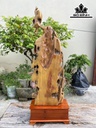 Tượng Đạt Ma Sư Tổ Gỗ Lũa Dổi Cao 108 Ngang 40 Sâu 17 Cao Cả Kỷ 128 (cm)