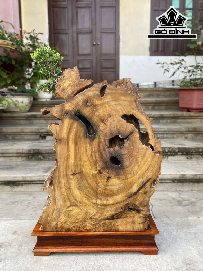 Tượng Đạt Ma Sư Tổ Gỗ Ngọc Am Cao 64 Ngang 48 Sâu 17 Cao Cả Kỷ 74 (cm)