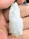 Mặt Dây Chuyền Đá Cẩm Thạch Cao 48,8 Ngang 20 Sâu 10,2 (mm) 14gr