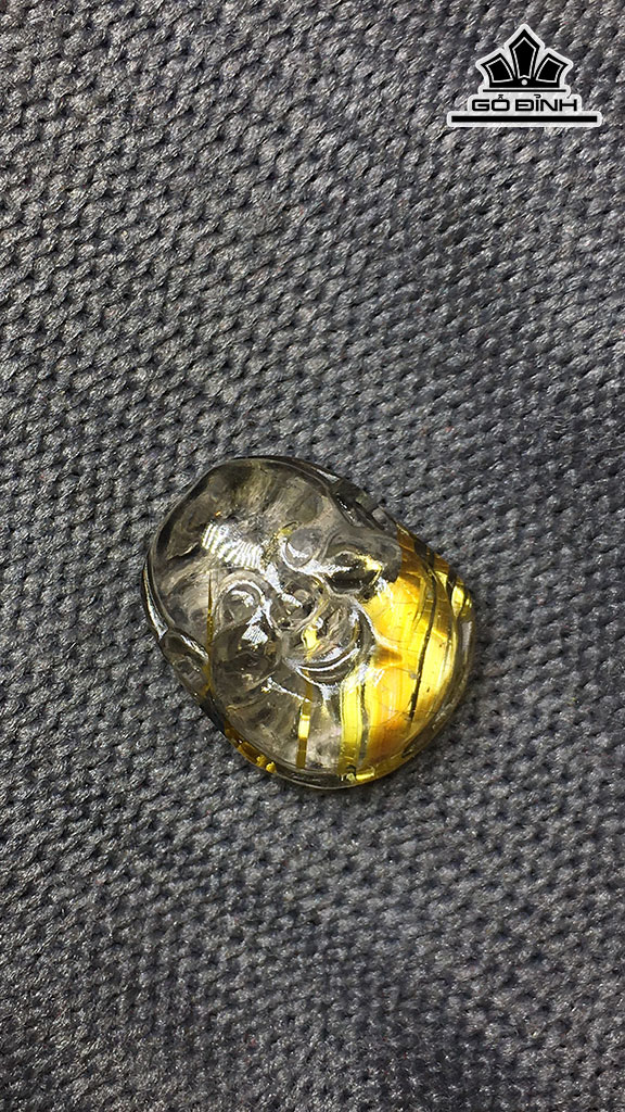 Mặt Dây Chuyền Đá Ngọc Pakistan Cao 16,6 Ngang 13,2 Sâu 6,7 (mm) 2,5gr