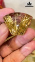 Mặt Dây Chuyền Đá Thạch Anh Tóc Vàng Cao 27 Ngang 34,8 Sâu 10,6 (mm) 13,4gr