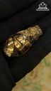 Mặt Dây Chuyền Long Quy Đá Thạch Anh Tóc Vàng Cao 35,8 Ngang 18,5 Sâu 9,9 (mm) 11gr