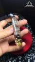 Mặt Dây Chuyền Phật Bản Mệnh Đá Thạch Anh Tóc Vàng Cao 68,6 Ngang 28,8 Sâu 9,8 (mm) 31,6gr
