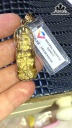 Mặt Dây Chuyền Quan Âm Đá Thạch Anh Tóc Vàng Cao 40 Ngang 14,05 Sâu 8,26 (mm) 45,56cts