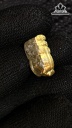 Mặt Dây Chuyền Tỳ Hưu Đá Thạch Anh Tóc Vàng Cao 19 Ngang 11 Sâu 9,5 (mm) 3,6gr