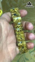 Vòng Bản Hoa Thị Đá Thạch Anh Tóc Vàng Đường Kính 17,5 (mm) 63.8gr