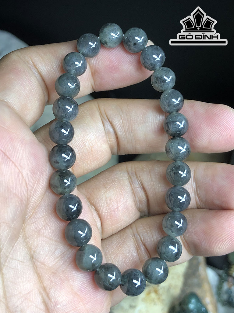 Vòng Tay Đá Thạch Anh Đường Kính Hạt 8 (mm) 20gr