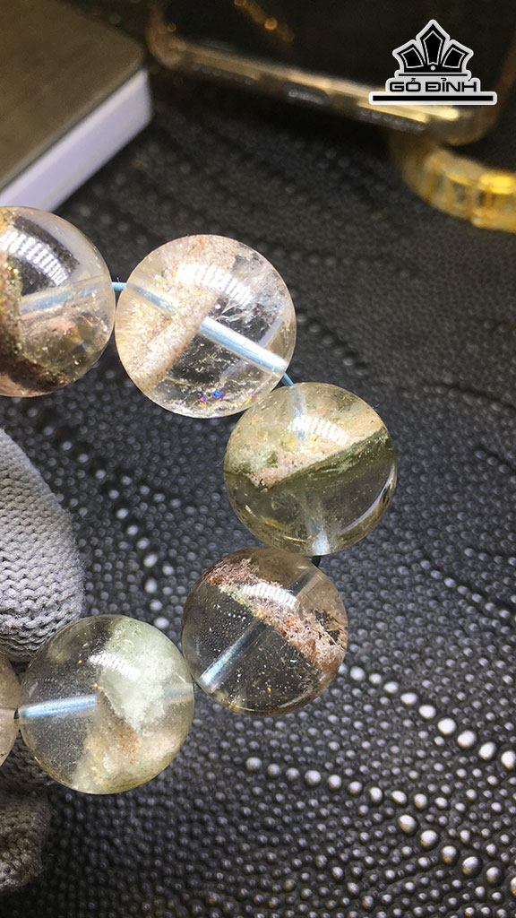 Vòng Tay Đá Thạch Anh Đường Kính Hạt 16,7 (mm) 91.2gr