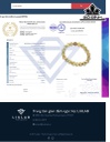 Vòng Tay Đá Thạch Anh Tóc Vàng Đường Kính Hạt 9,94-9,98 (mm) 115.38cts