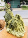 Tượng Kim Kê Đá Serpentine Cao 42 Ngang 18 Sâu 31 (cm) 22kg