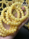 Vòng Tay Đá Hổ Phách Đường Kính Hạt 9,5 (mm)