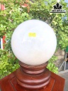 Bi Cầu Đá Thạch Anh Trắng Đường Kính 18 (cm) 8.12kg