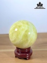 Bi Cầu Đá Thạch Anh Vàng Đường Kính 12 (cm) 3.5kg