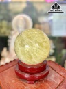Bi Cầu Đá Thạch Anh Vàng Đường Kính 14 (cm) 3.79kg