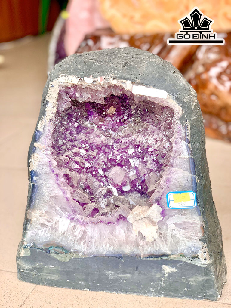 Hốc Đá Thạch Anh Tím Cao 33 Ngang 26 Sâu 2 (cm) 24,47kg