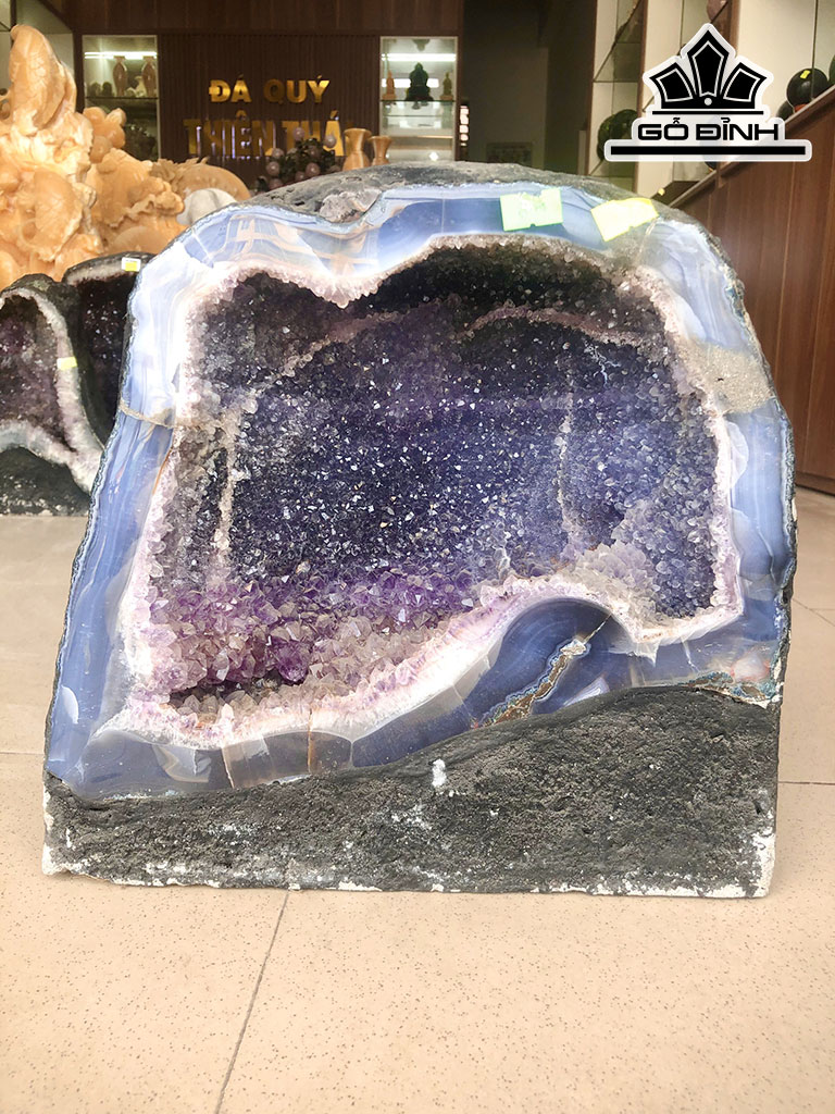 Hốc Đá Thạch Anh Tím Cao 38 Ngang 27 (cm) 15,74kg