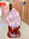 Tác Phẩm Đá Thạch Anh Hồng Cao 45 Ngang 23 (cm) 11,97kg