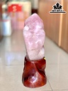 Tác Phẩm Đá Thạch Anh Hồng Cao 45 Ngang 23 (cm) 11,97kg