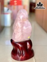 Tác Phẩm Đá Thạch Anh Hồng Cao 47 Ngang 23 (cm) 12,27kg