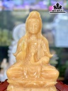 Tượng Mẹ Quan Âm Đá Ngọc Hoàng Long Cao 25 (cm)