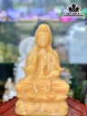 Tượng Mẹ Quan Âm Đá Ngọc Hoàng Long Cao 25 (cm)