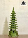 Tháp Văn Xương Đá Serpentine Cao 38 (cm)