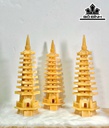 Tháp Văn Xương Đá Serpentine Cao 38 (cm)
