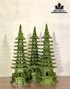 Tháp Văn Xương Đá Serpentine Cao 38 (cm)