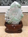 Tượng Quán Thế Âm Đá Cẩm Thạch (Jadeite) Cao 30 Ngang 17,5 Sâu 8 (cm) 3,1kg