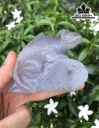 Tượng Tắc Kè Đá Mã Não Cao 8,5 Ngang 7 Sâu 2,5 (cm)