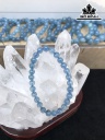 Vòng Tay Ngọc Hải Lam Đá Aquamarine Đường Kính Hạt 14,3 (mm) 61gr