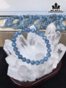 Vòng Tay Ngọc Hải Lam Đá Aquamarine Đường Kính Hạt 14,3 (mm) 61gr