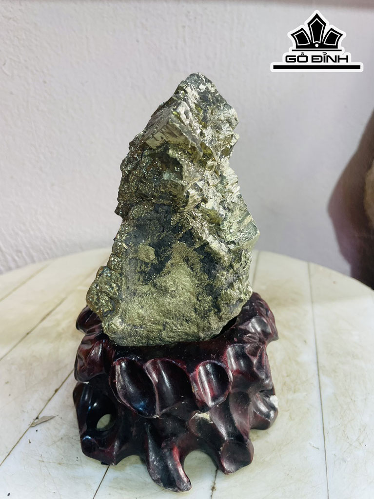 Tinh Thể Đá Pyrite Cao 18 Ngang 10 (cm) 1,8kg