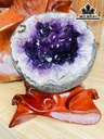 Tinh Thể Đá Thạch Anh Tím Cao 22 Ngang 15 Sâu 14 (cm) 6,2kg