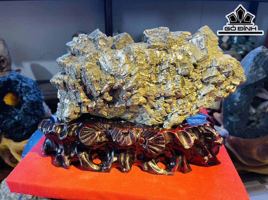 Tác Phẩm Đá Pyrite Cao 25 Ngang 19 (cm) 7,7kg