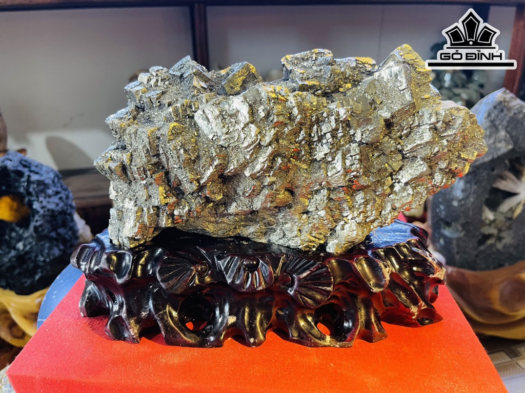 Tác Phẩm Đá Pyrite Cao 25 Ngang 19 (cm) 7,7kg